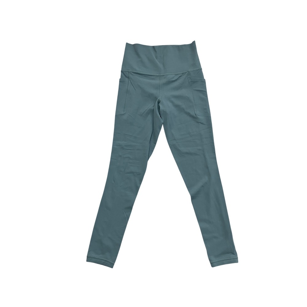 Athleta Salutation Stash Pocket II 7/8 Tight Leggings Teal Blue XXS High Rise